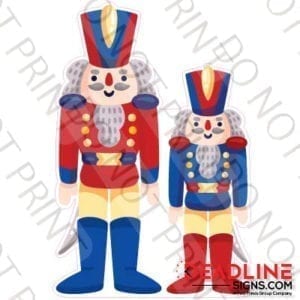24 Inch Pair of Nutcrackers Yard Card