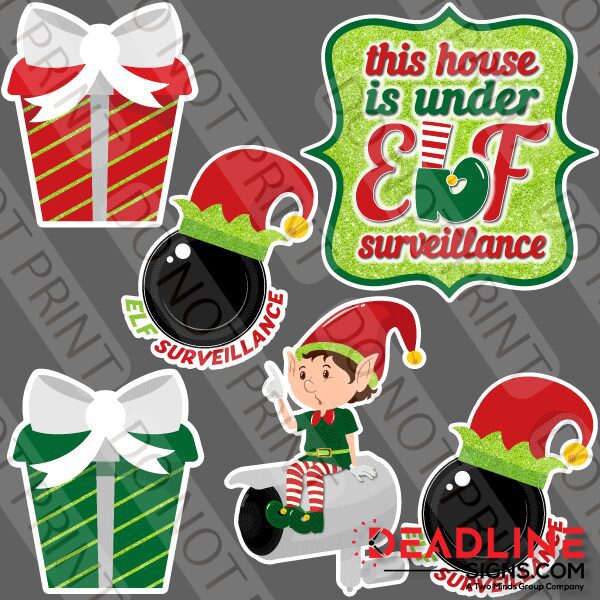 Holiday Elf Quarter Sheet 